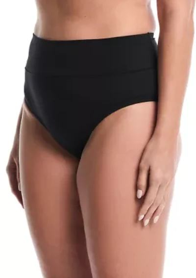 Plus Effortless Essential High Waist Full Bikini Bottom