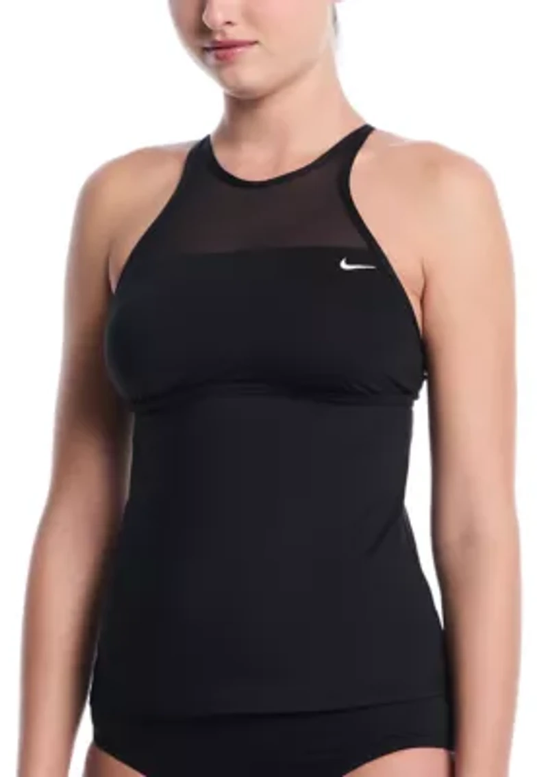 Women's Sport Style Good High Neck Tankini Set