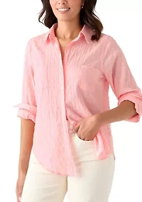 Women's Sea View Button Down Top