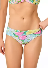 Lagoon Sarong Hipster Swim Bottoms