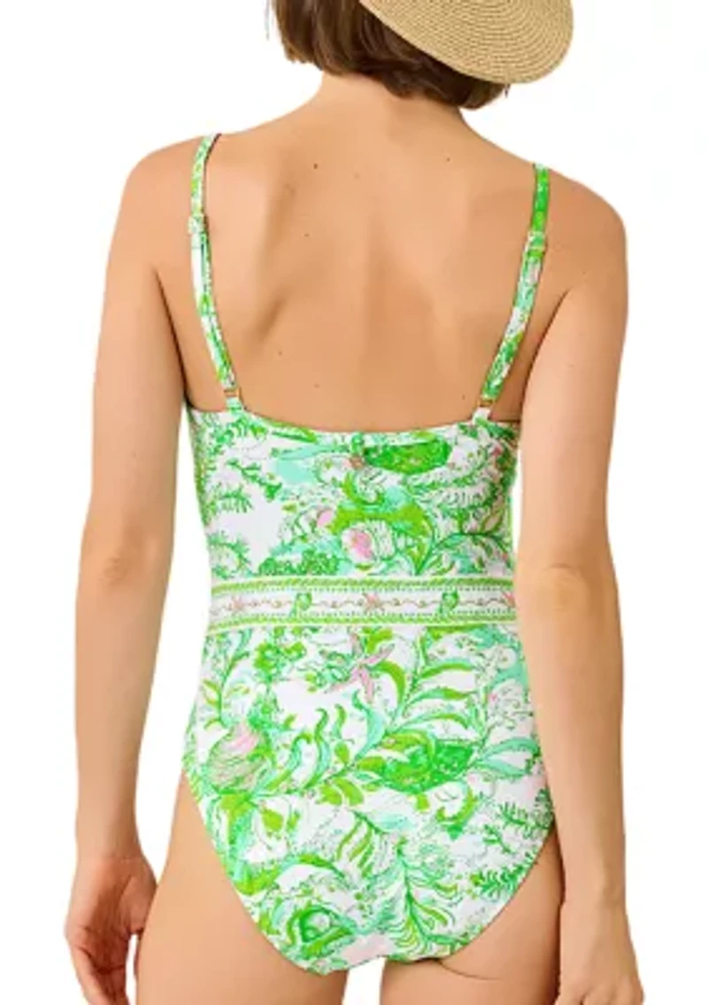 Palm One Piece Swimsuit