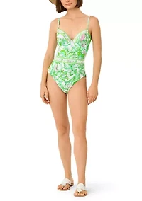 Palm One Piece Swimsuit