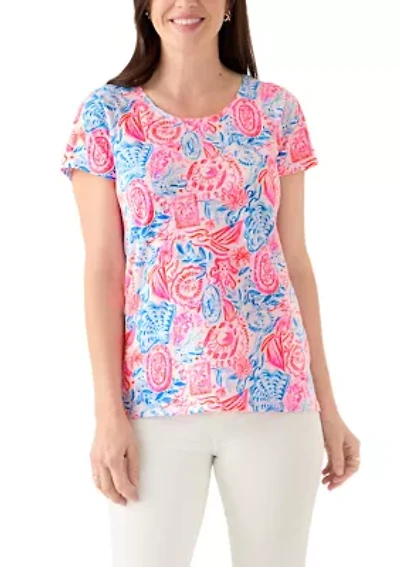 Women's Etta Scoop Neck Floral T-Shirt