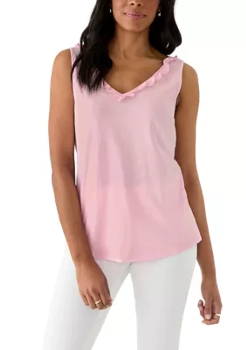 Women's Gigi Ruffle Tank Top