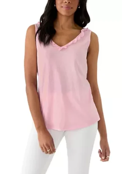 Women's Gigi Ruffle Tank Top