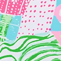 Ester Multi Crazy Quilt One Piece Swimsuit