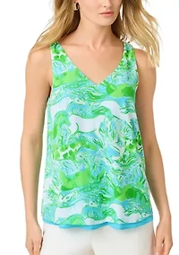 Florin Reversible Straight Hem Top