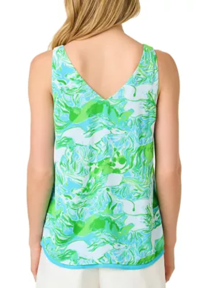 Florin Reversible Straight Hem Top