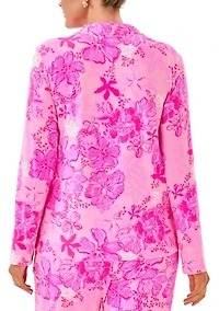 Women's Long Sleeve Knit Pajama Top