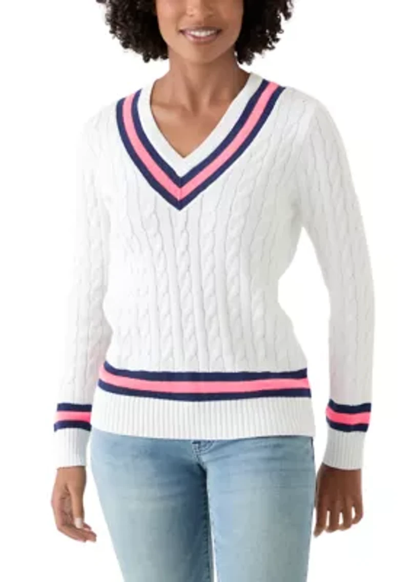 Women's Brockton Sweater with Tipping