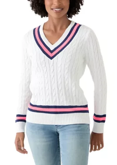 Women's Brockton Sweater with Tipping