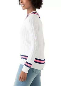Women's Brockton Sweater with Tipping