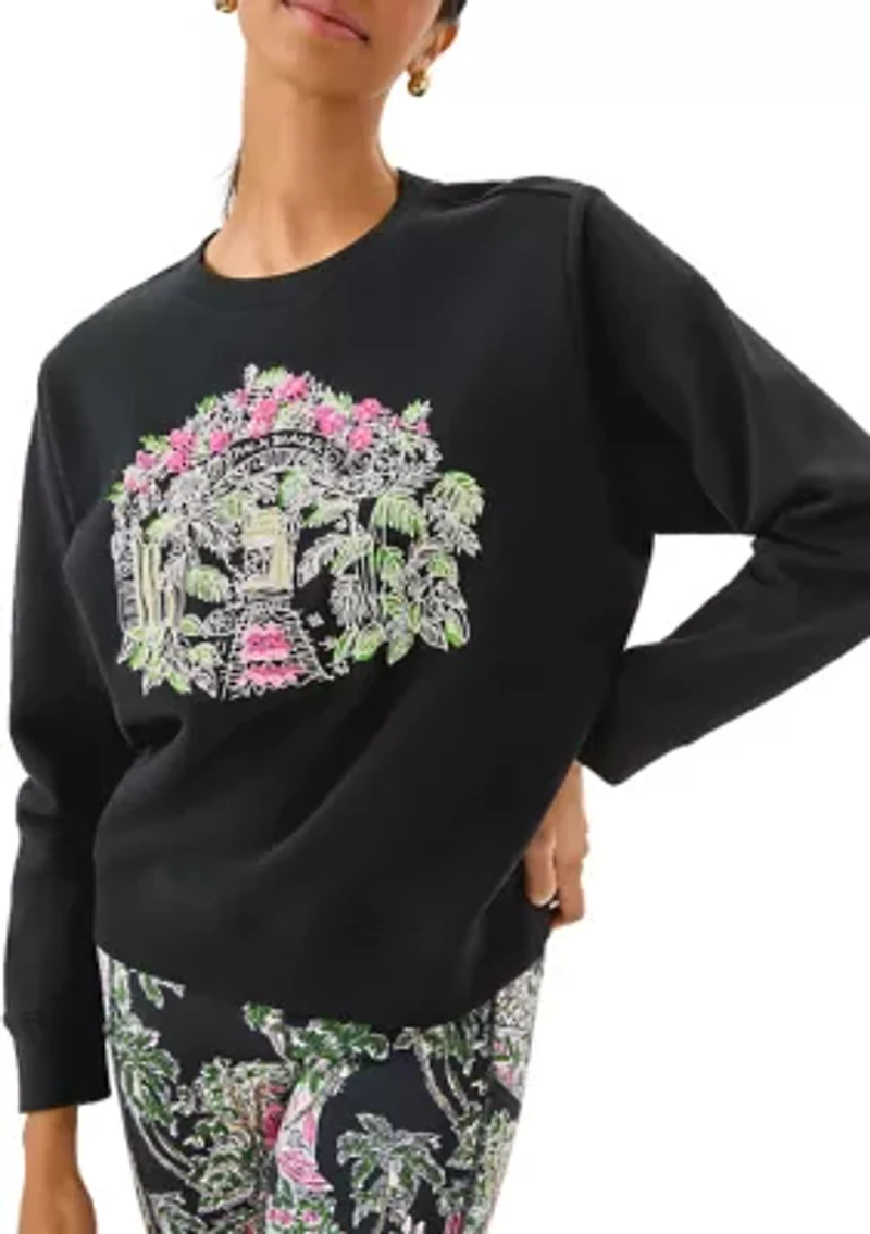 Women's Ballad Palm Beach Print Sweatshirt
