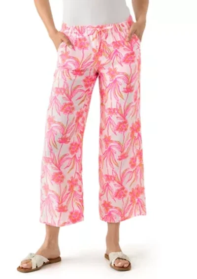 Women's Brawley Linen Cropped Pants