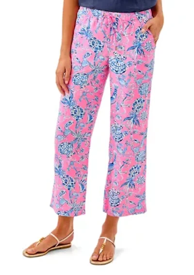 Women's Brawley Linen Crop Pants