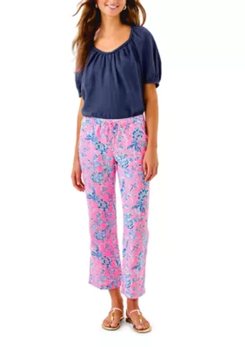 Women's Brawley Linen Crop Pants