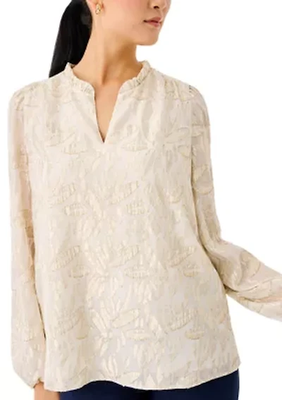 Women's Giana Long Sleeve Silk Top