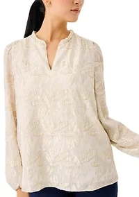 Women's Giana Long Sleeve Silk Top