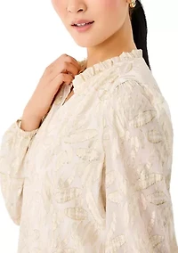 Women's Giana Long Sleeve Silk Top