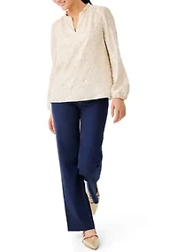 Women's Giana Long Sleeve Silk Top