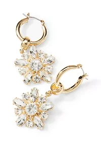 Party Charm Hoop Earrings