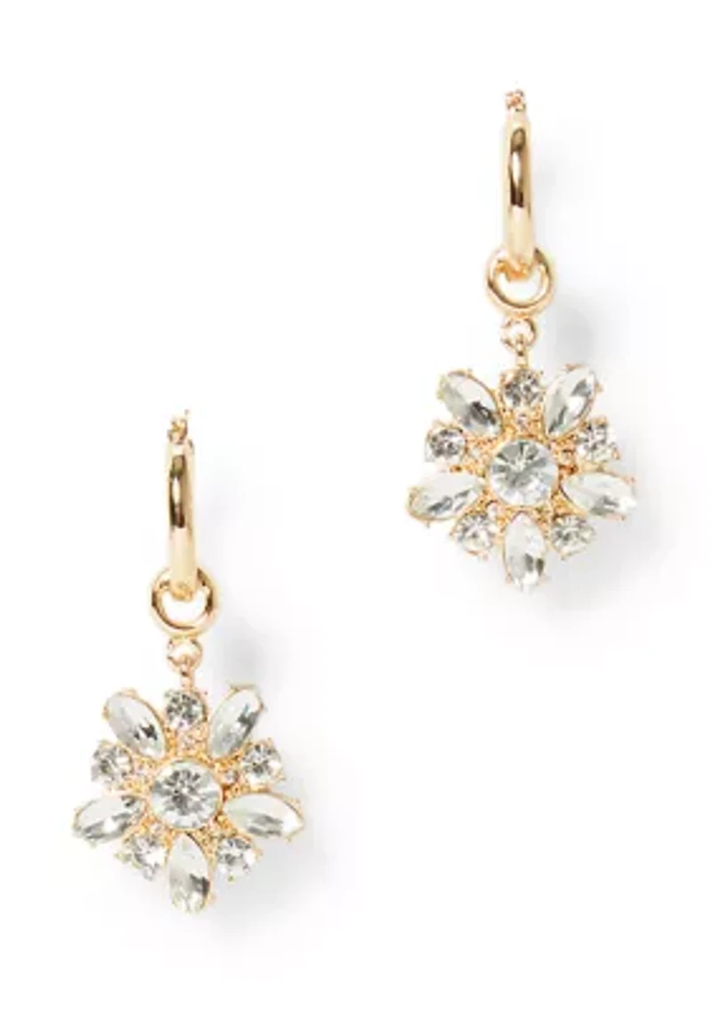 Party Charm Hoop Earrings