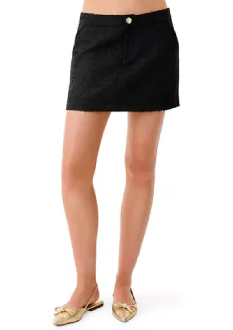 Women's Colette Bouclé Mini Skort