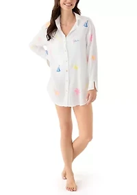 Women's Kwitney Embroidered Swim Coverup