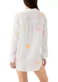 Women's Kwitney Embroidered Swim Coverup