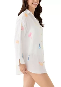 Women's Kwitney Embroidered Swim Coverup
