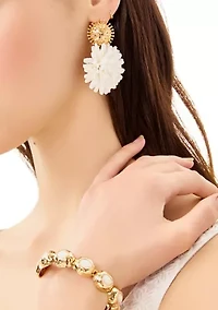 Women's Summer Shorelines Raffia Earrings 
