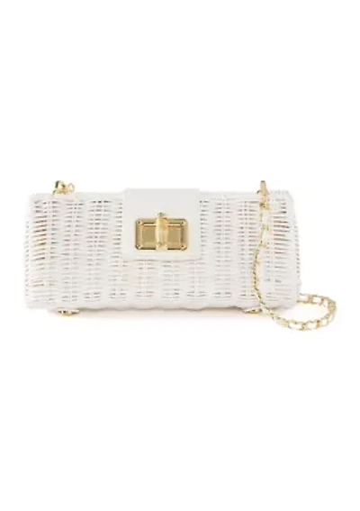 Leena Wicker Clutch