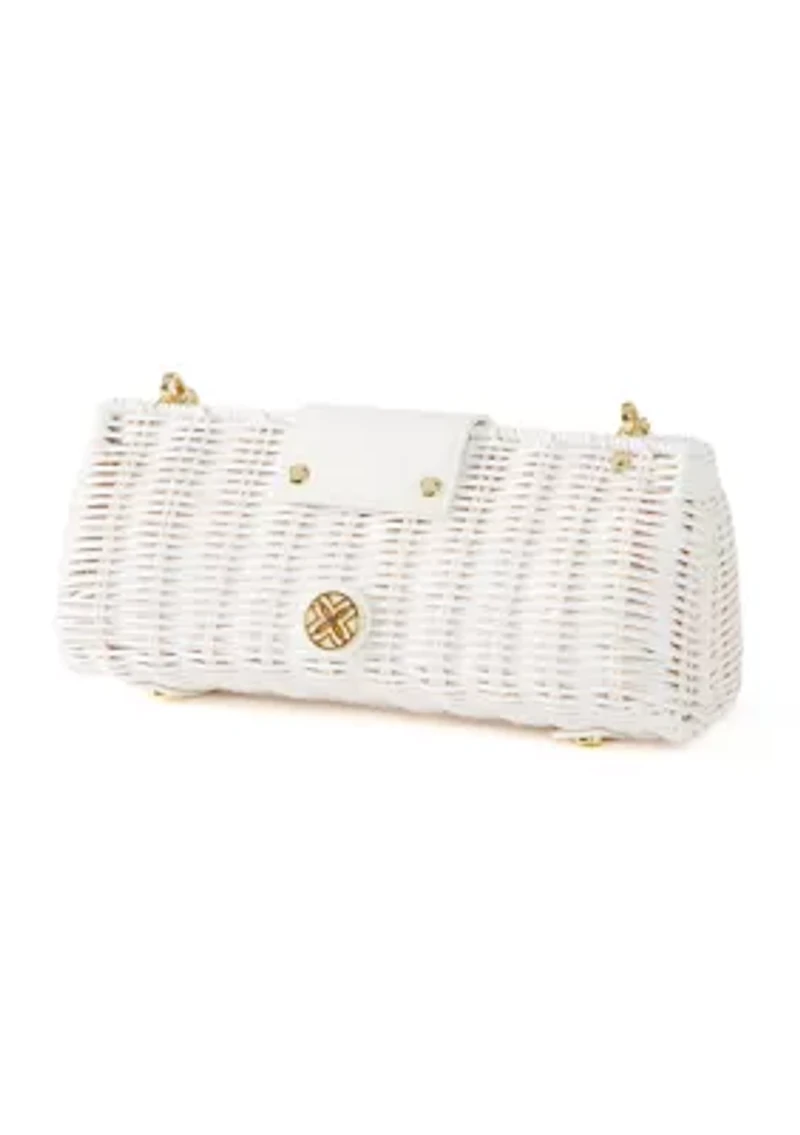 Leena Wicker Clutch