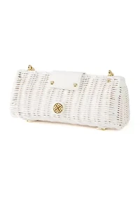 Leena Wicker Clutch