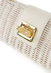 Leena Wicker Clutch