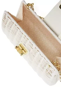 Leena Wicker Clutch