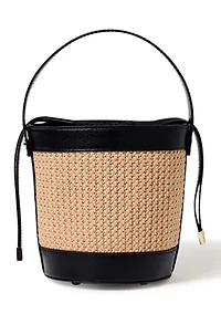 Malia Raffia Bucket Bag 