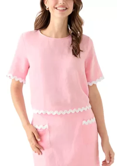 Women's Nik Ric-Rac Trim Top