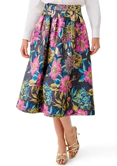 Women's Elyce Jacquard Midi Skirt