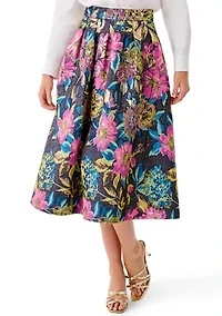 Women's Elyce Jacquard Midi Skirt