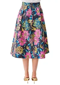 Women's Elyce Jacquard Midi Skirt