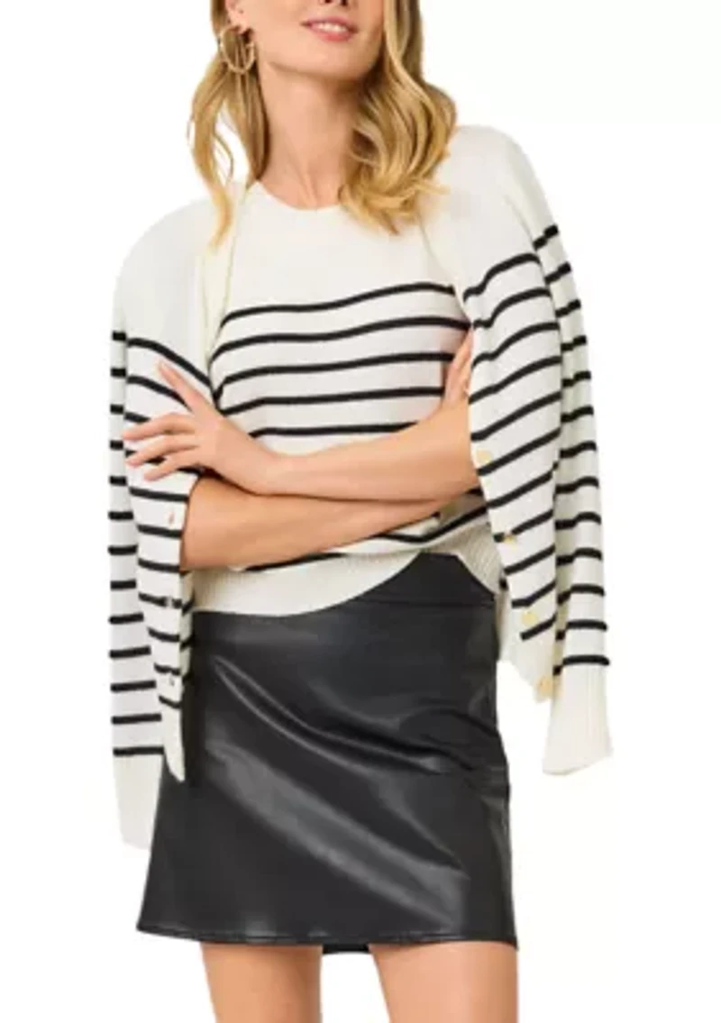 Women's Sarissa Coated Denim Mini Skirt