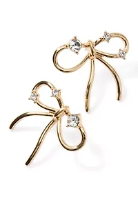 Tis The Season Bow Earrings