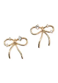 Tis The Season Bow Earrings