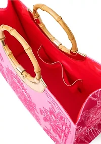 Oasis Canvas Tote - Palm Beach