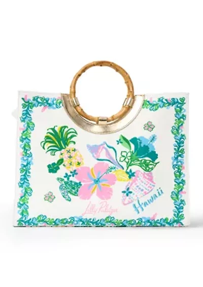 Oasis Canvas Tote - Hawaii 