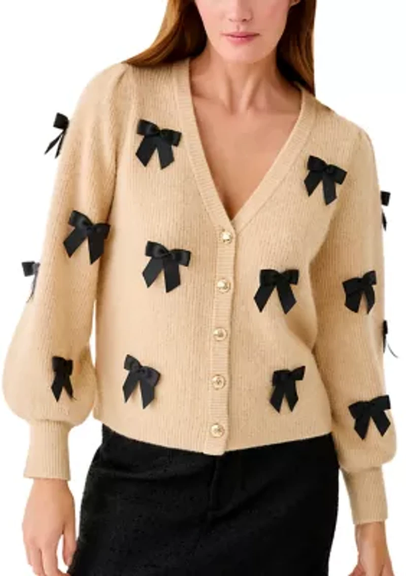 Women's Zarie Bow Cardigan