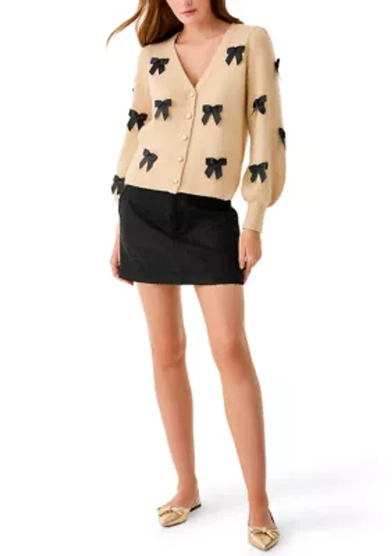 Women's Zarie Bow Cardigan