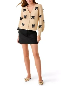 Women's Zarie Bow Cardigan