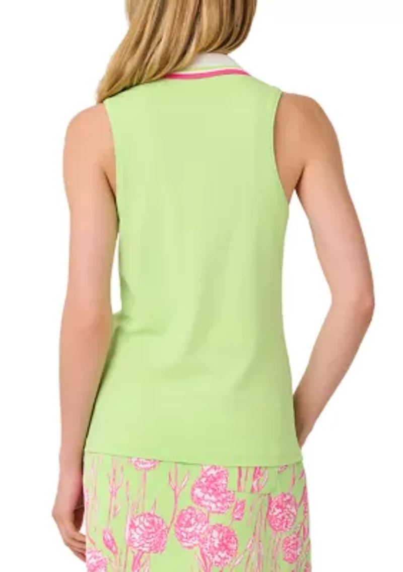 Women's Luxletic Frida Sleeveless Polo Dress - UPF 50+
